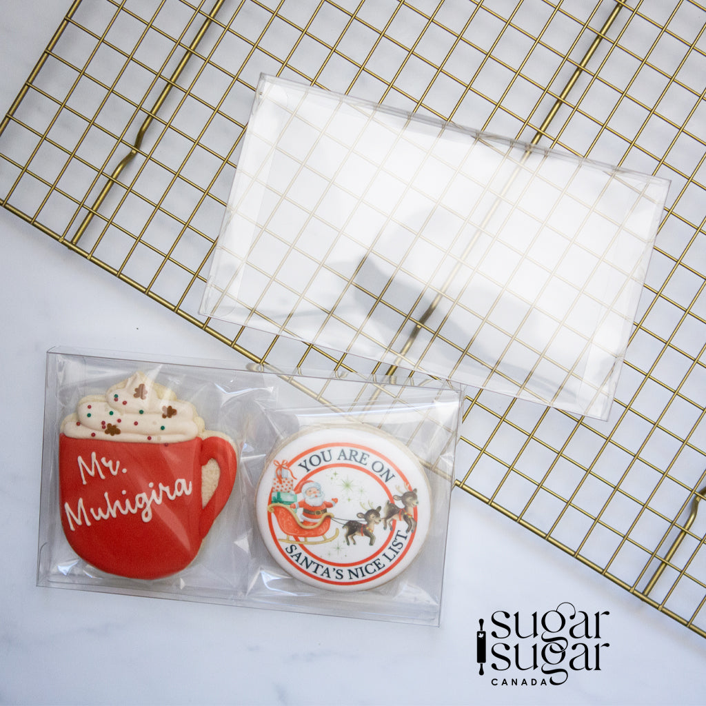 Clear Cookie Boxes (Set of 25) - 4.25"x7.25"x0.75"