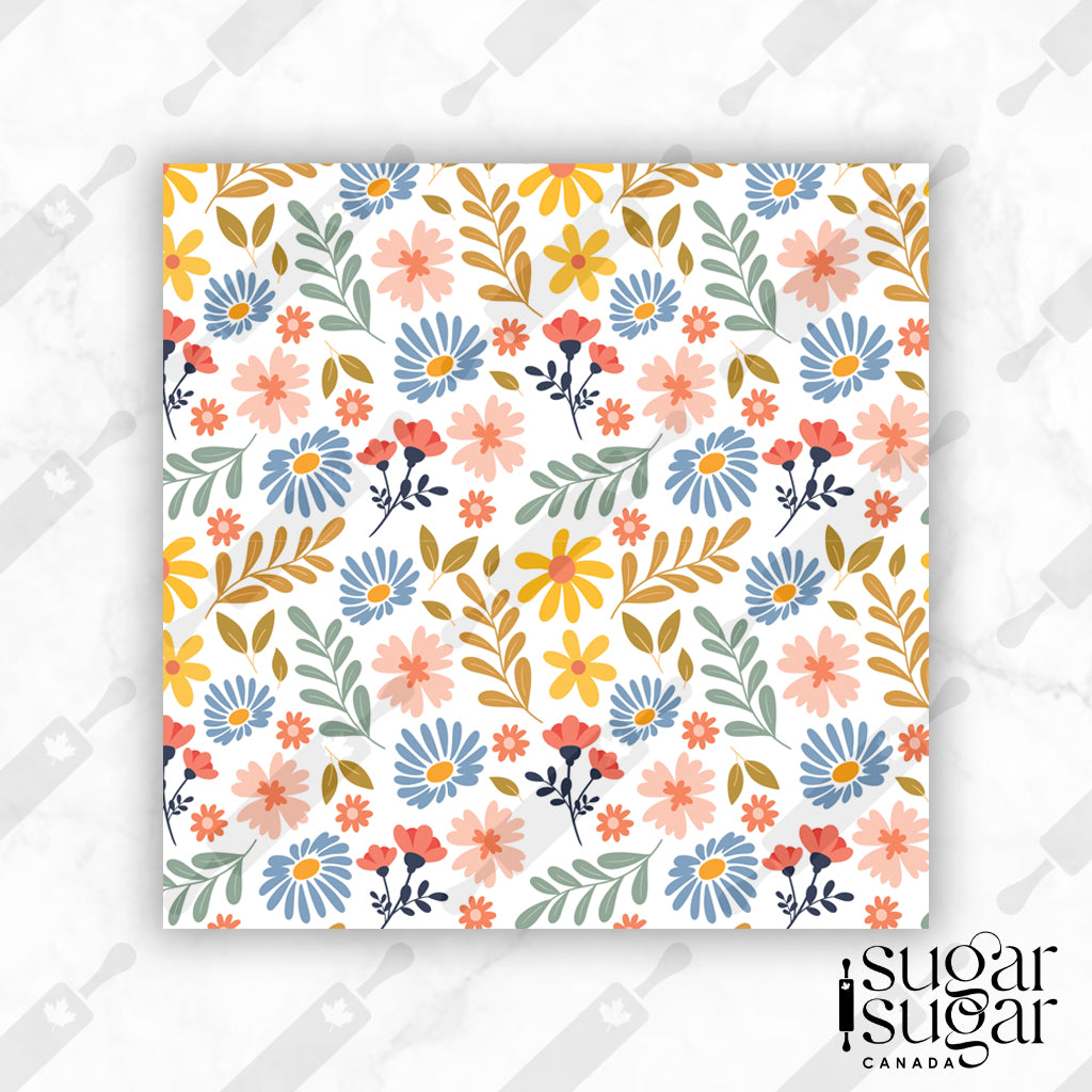 Flowery Box Backer