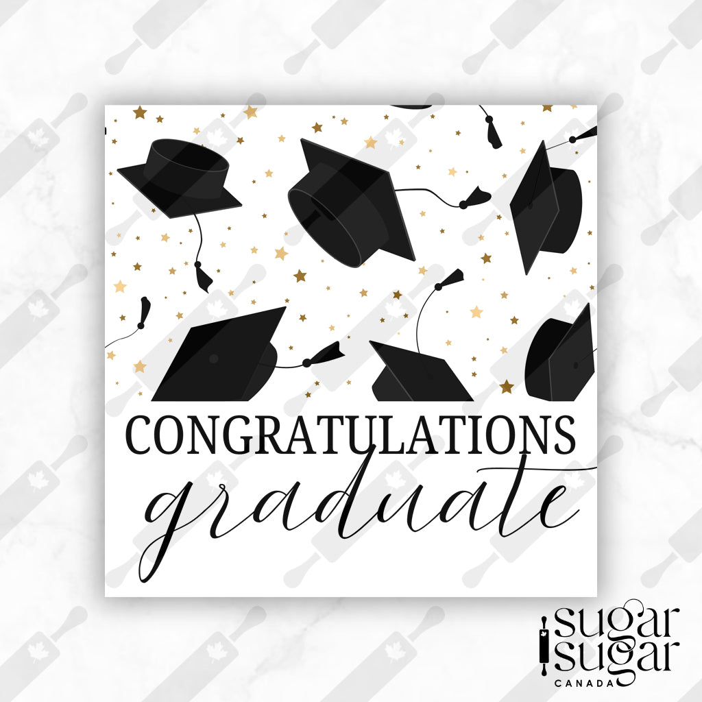 Congrats Grad Square Tag