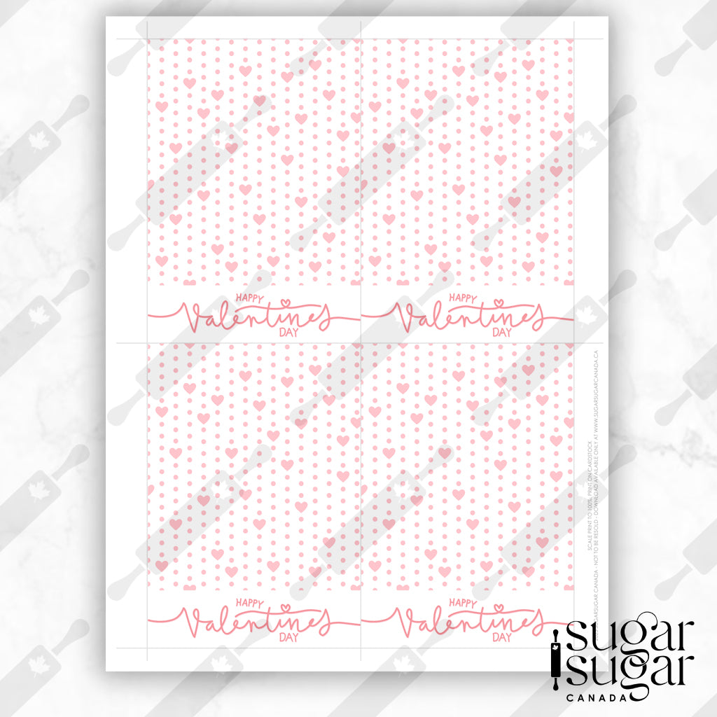 Heart Dots Mini Cookie Card