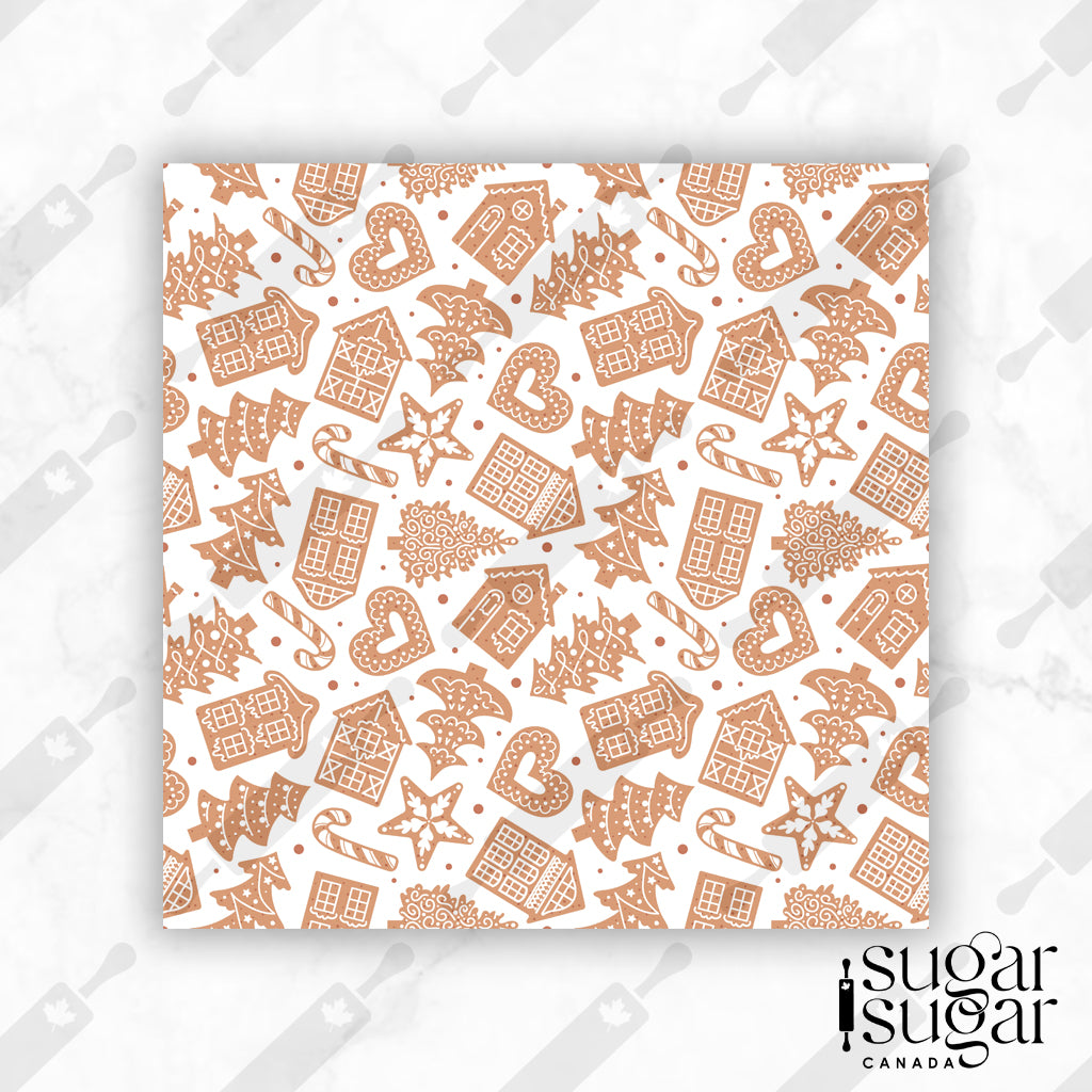All Gingerbread Box Backer