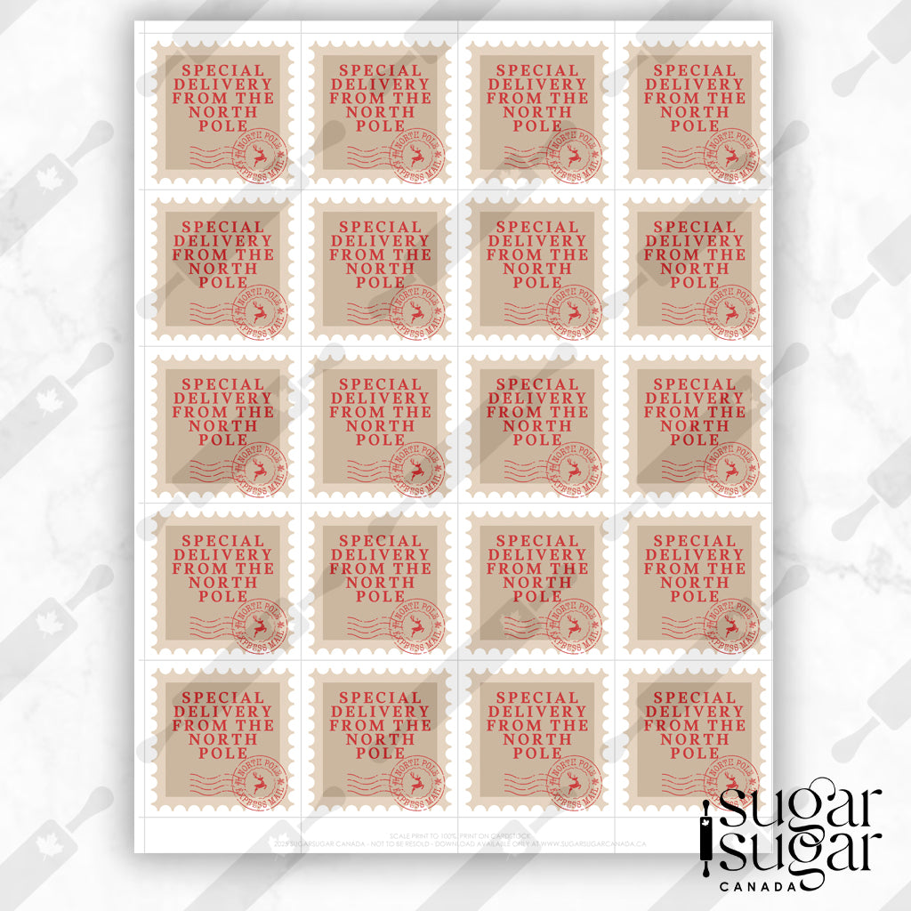 Delivery Stamp Square Tag