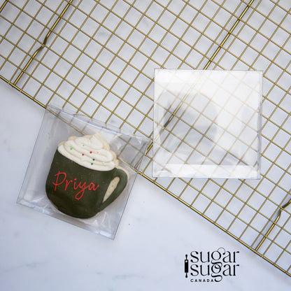 Clear Cookie Boxes (Set of 25) - 4.25"x4.25"x0.75"