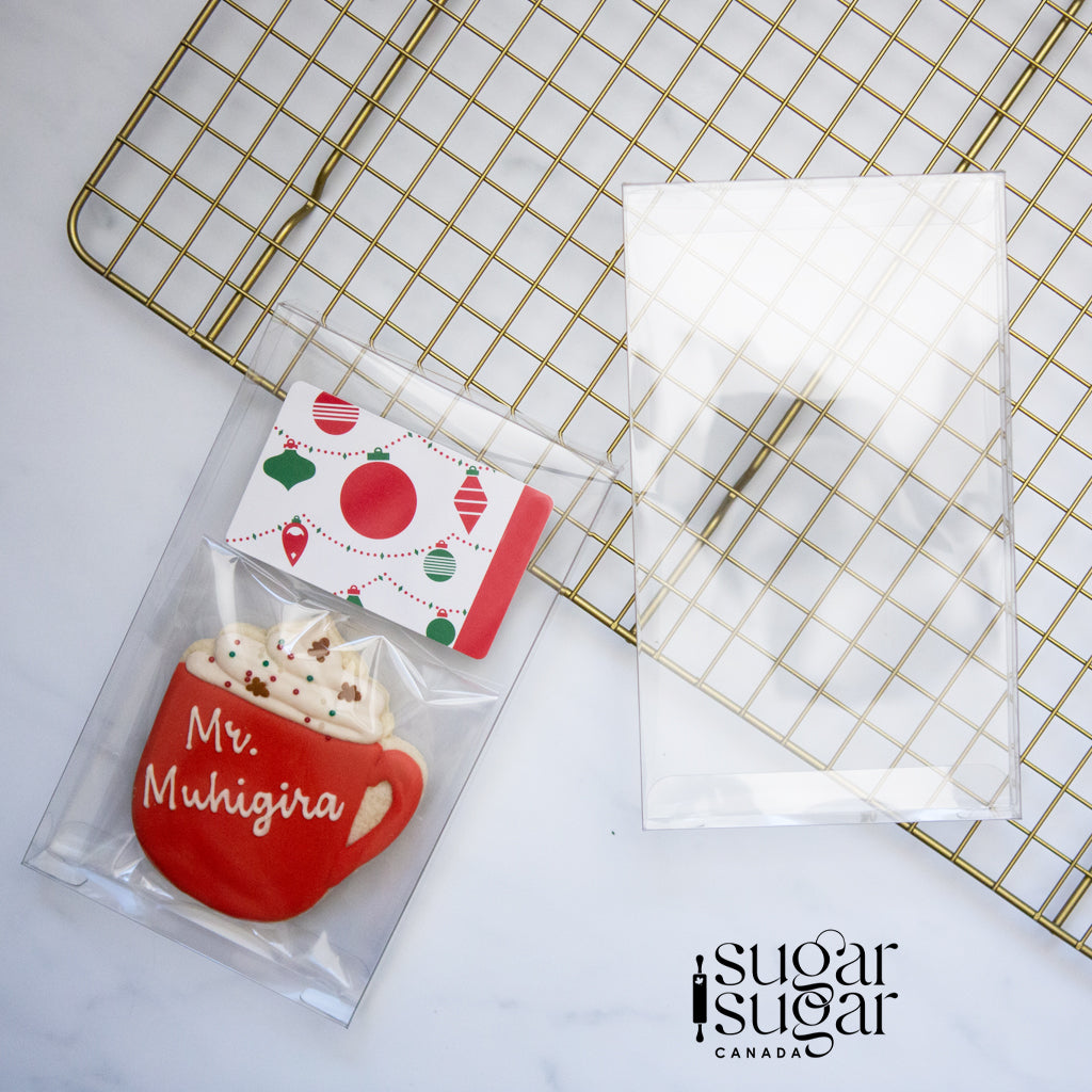 Clear Cookie Boxes (Set of 25) - 4.25"x7.25"x0.75"