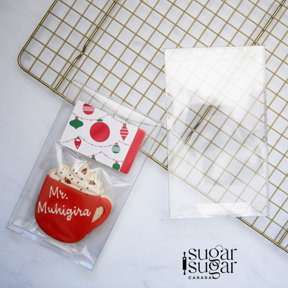 Clear Cookie Boxes (Set of 25) - 4.25"x7.25"x0.75"