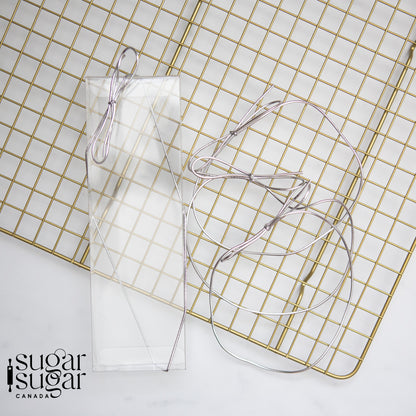 Silver Stretch Loop - Set of 50