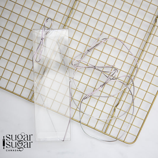Silver Stretch Loop - Set of 50