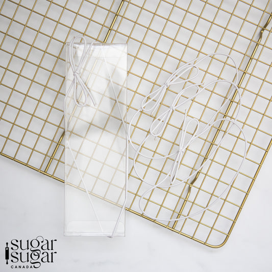 White Stretch Loop - Set of 50