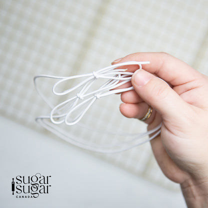 White Stretch Loop - Set of 50