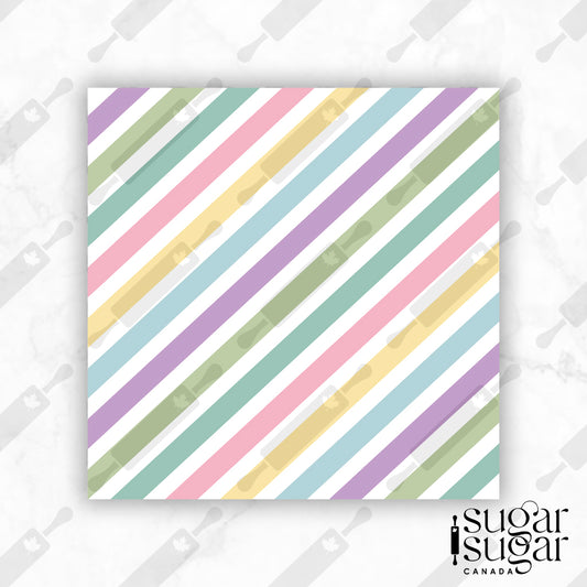 Muted Stripes Box Backer
