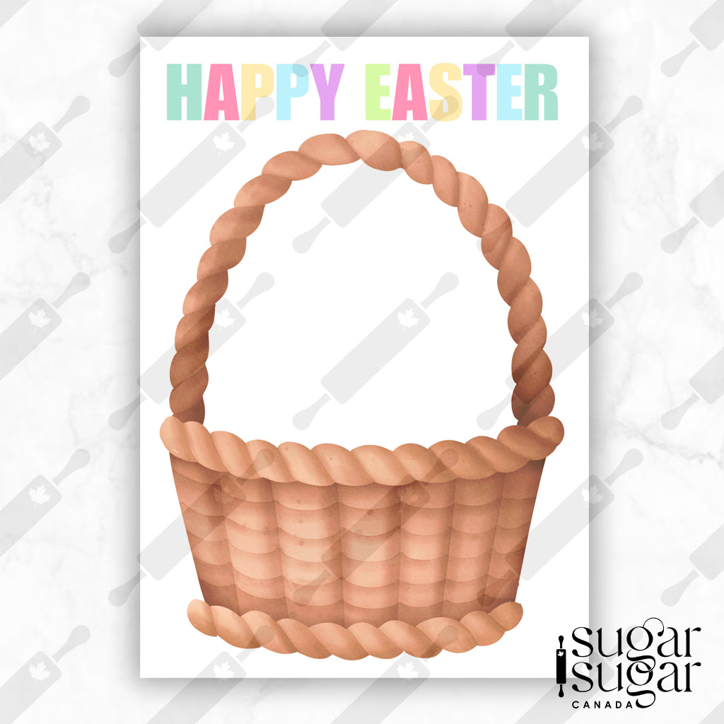 Easter Basket Mini Cookie Card