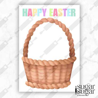 Easter Basket Mini Cookie Card