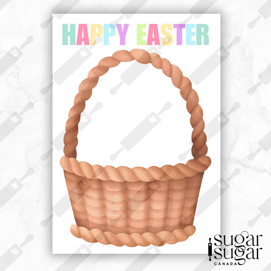 Easter Basket Mini Cookie Card