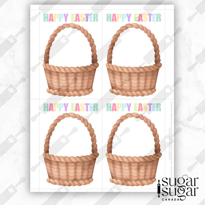Easter Basket Mini Cookie Card