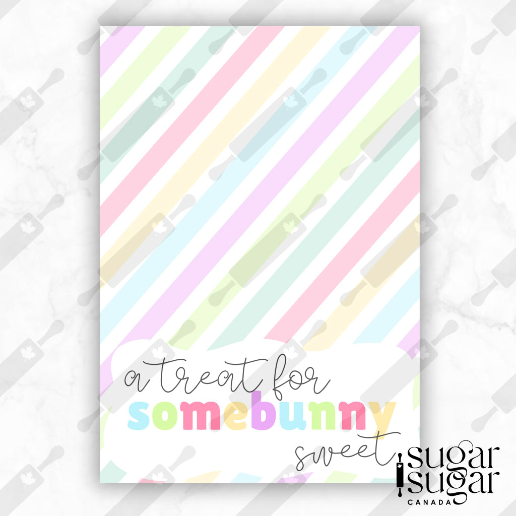 Treat Stripes Mini Cookie Card