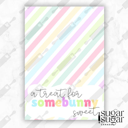 Treat Stripes Mini Cookie Card