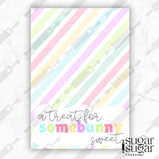 Treat Stripes Mini Cookie Card