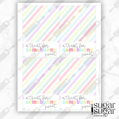 Treat Stripes Mini Cookie Card