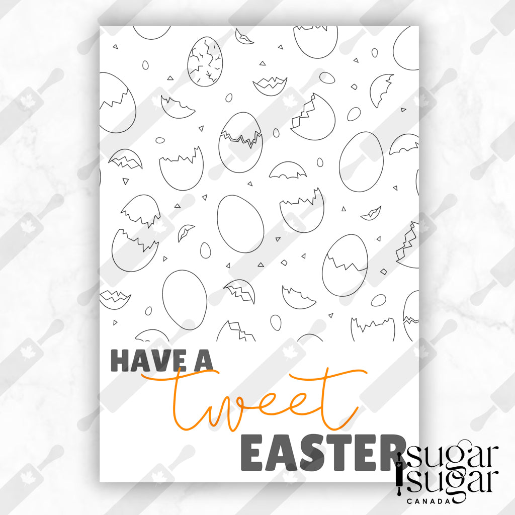 Tweet Easter Mini Cookie Card