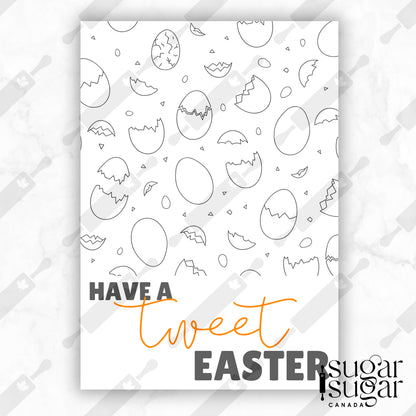 Tweet Easter Mini Cookie Card