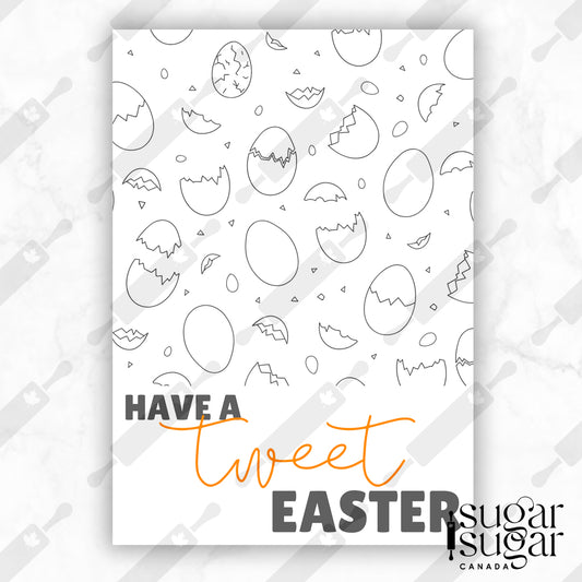 Tweet Easter Mini Cookie Card