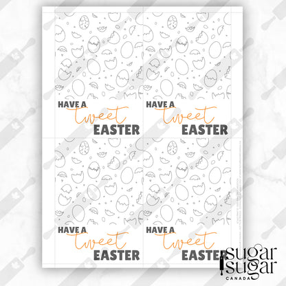 Tweet Easter Mini Cookie Card