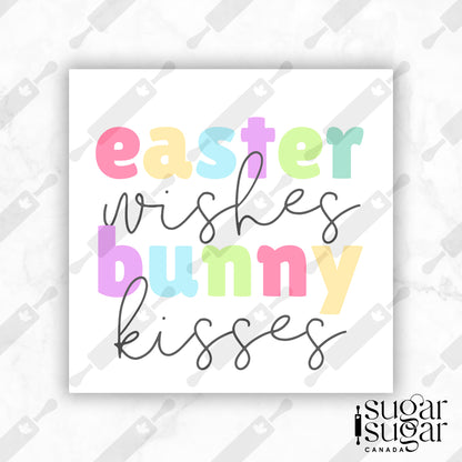 Bunny Kisses Square Tag