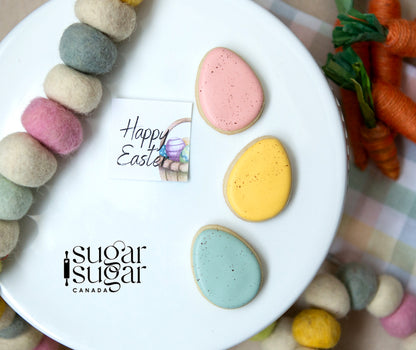 Easter Basket Square Tag