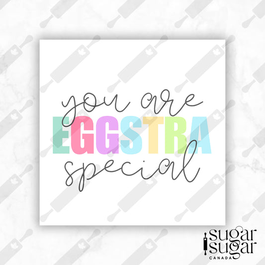 Eggstra Special Bright Square Tag