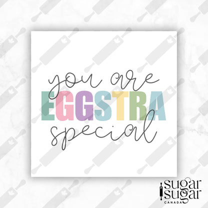Eggstra Special Muted Square Tag