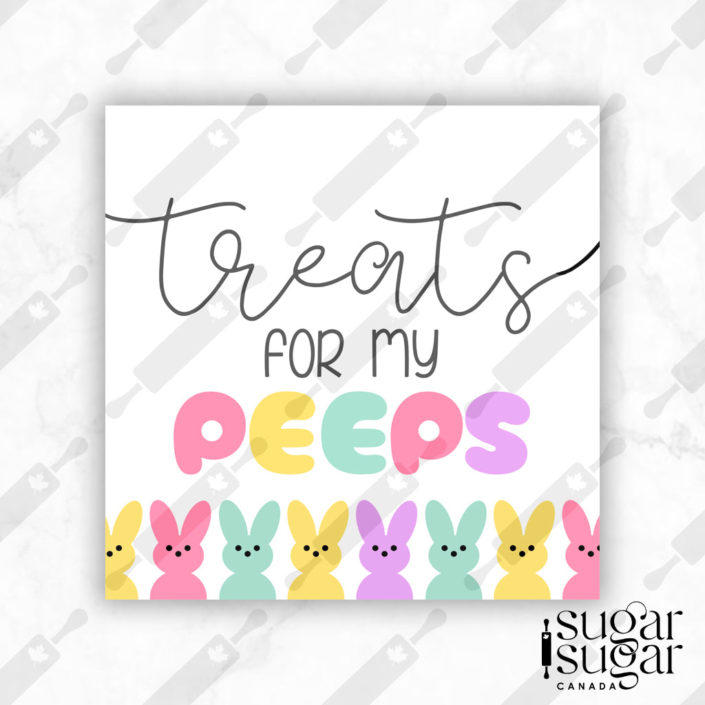 Treats for my Peeps Square Tag