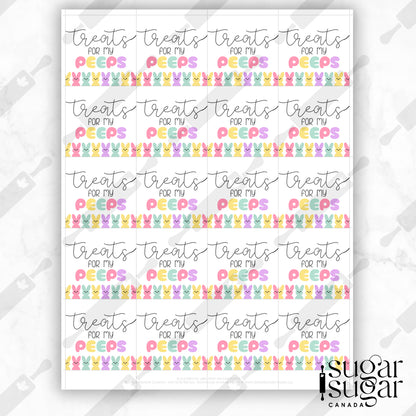 Treats for my Peeps Square Tag