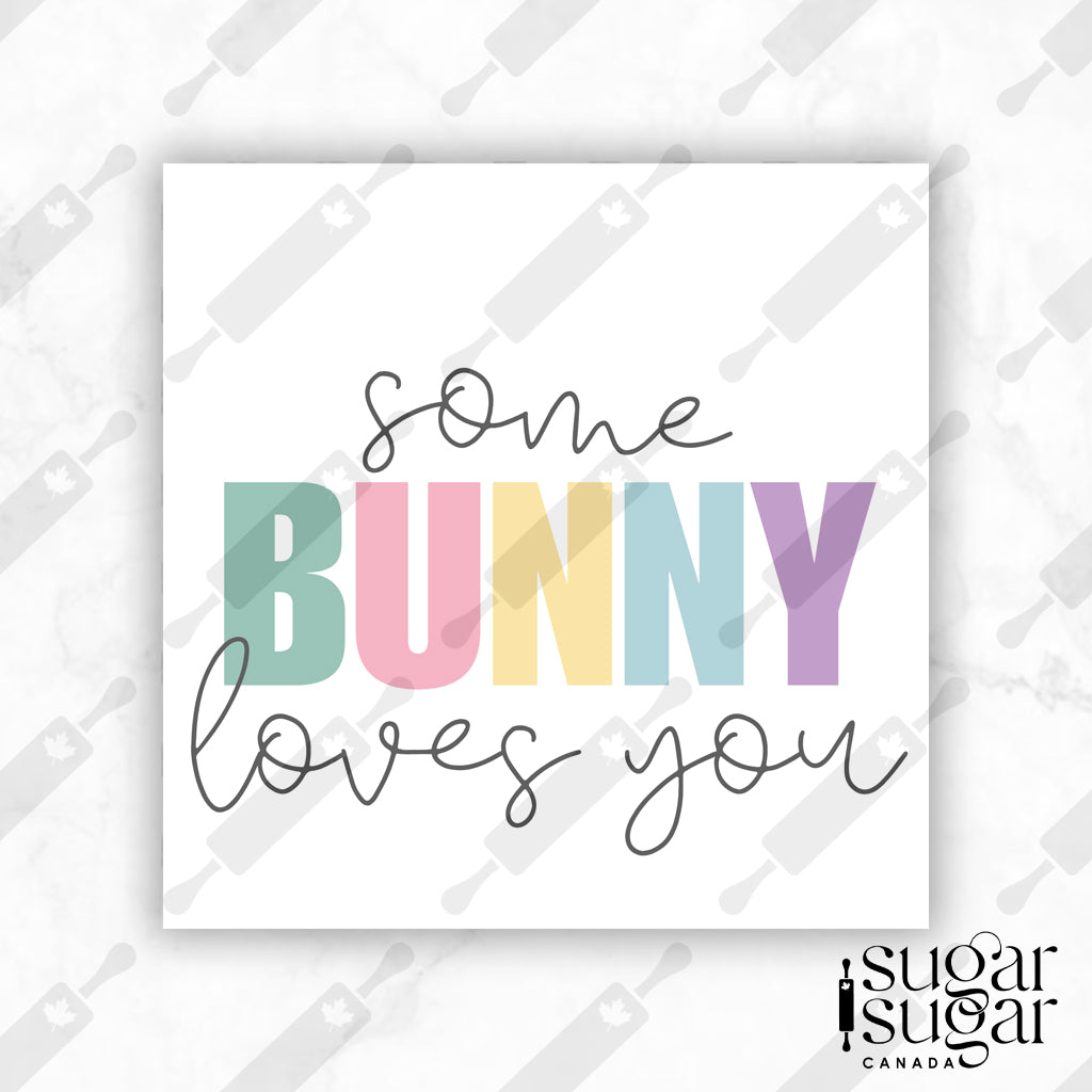 Somebunny Muted Square Tag