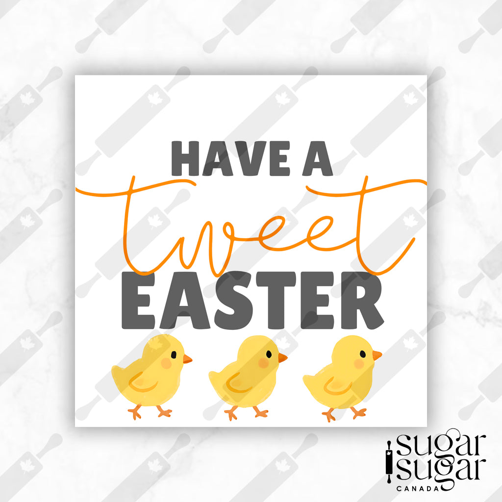 Tweet Easter Square Tag