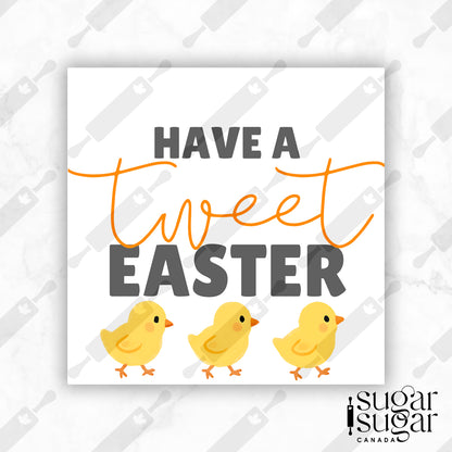 Tweet Easter Square Tag