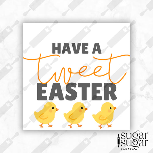 Tweet Easter Square Tag