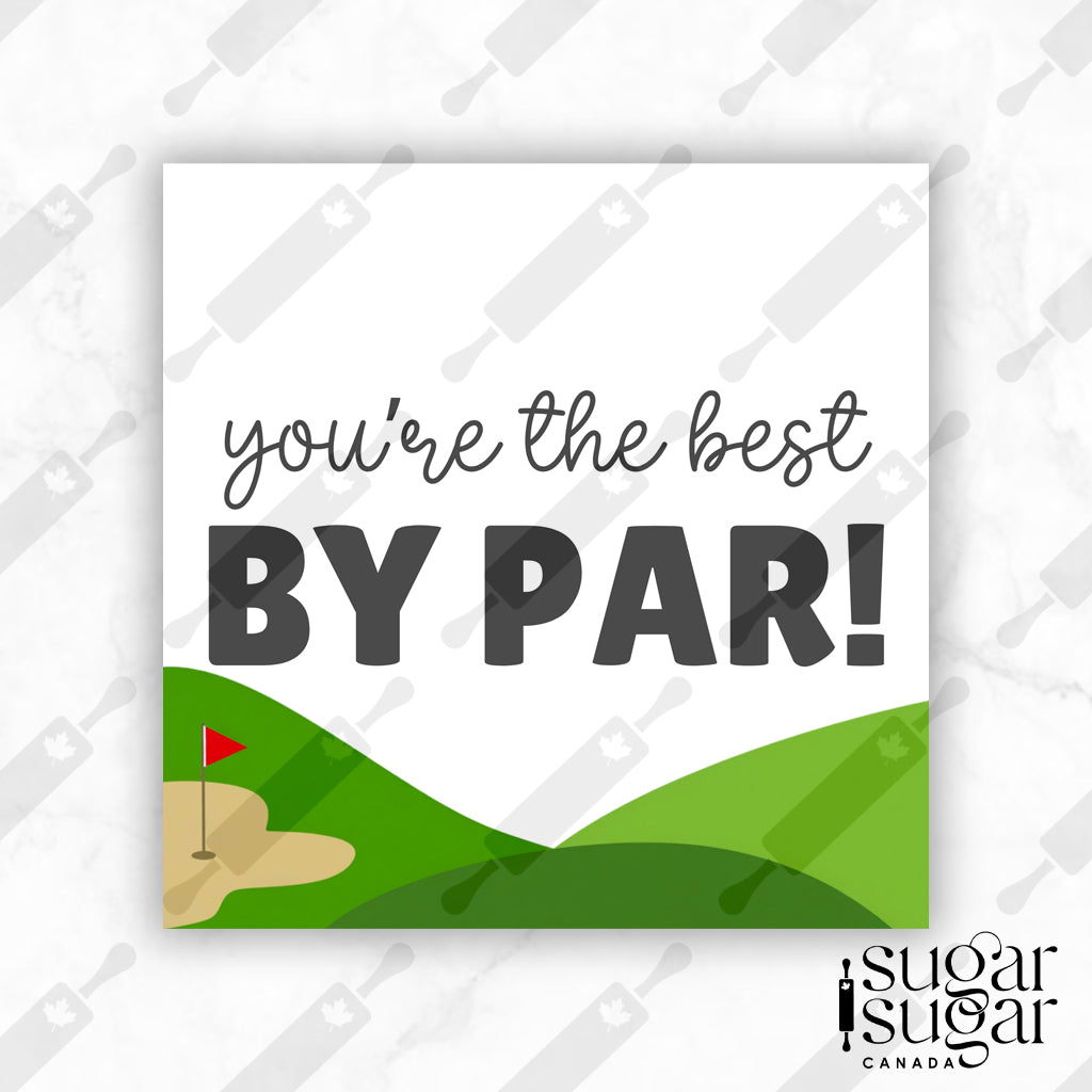 Best By Par Square Tag