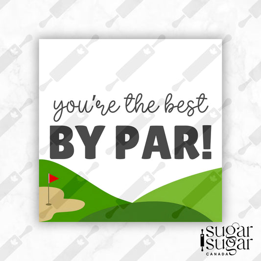 Best By Par Square Tag