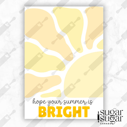 Bright Summer Mini Cookie Card