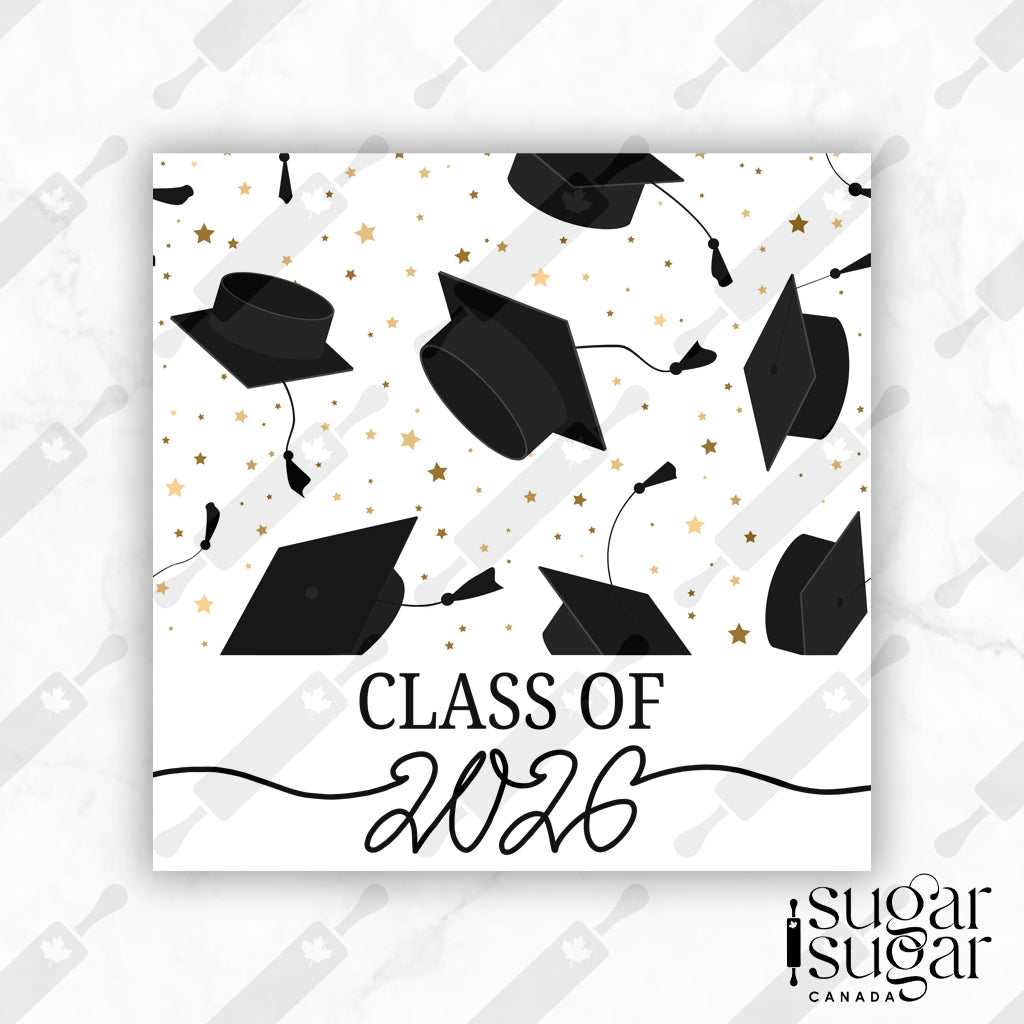 Class of 26 English Square Tag