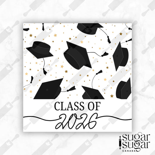 Class of 26 English Square Tag
