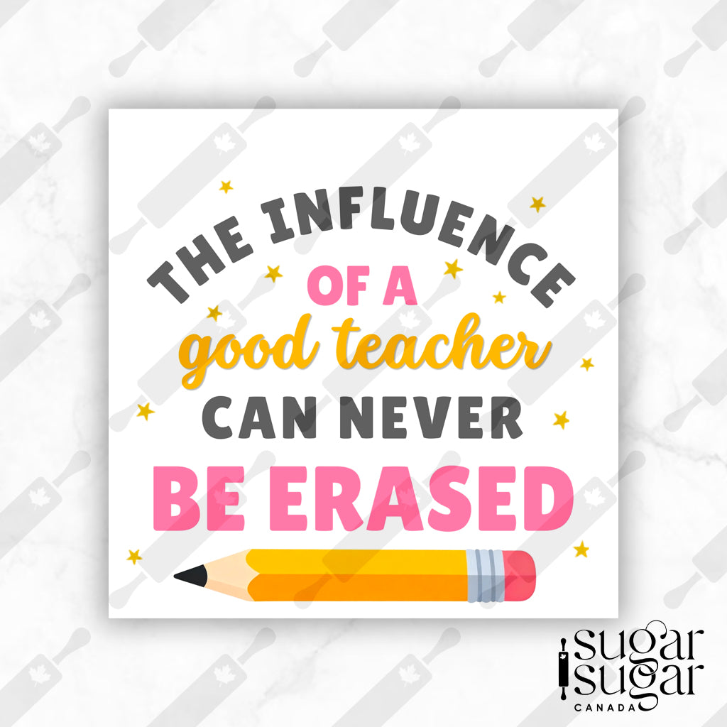 Influence of a Good Teacher Square Tag