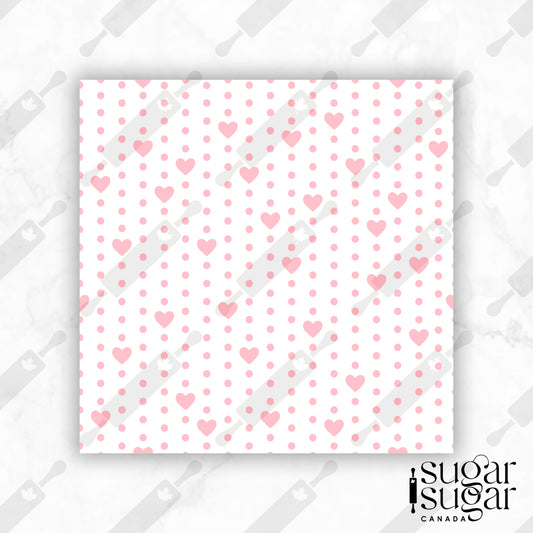 Heart Dots Box Backer