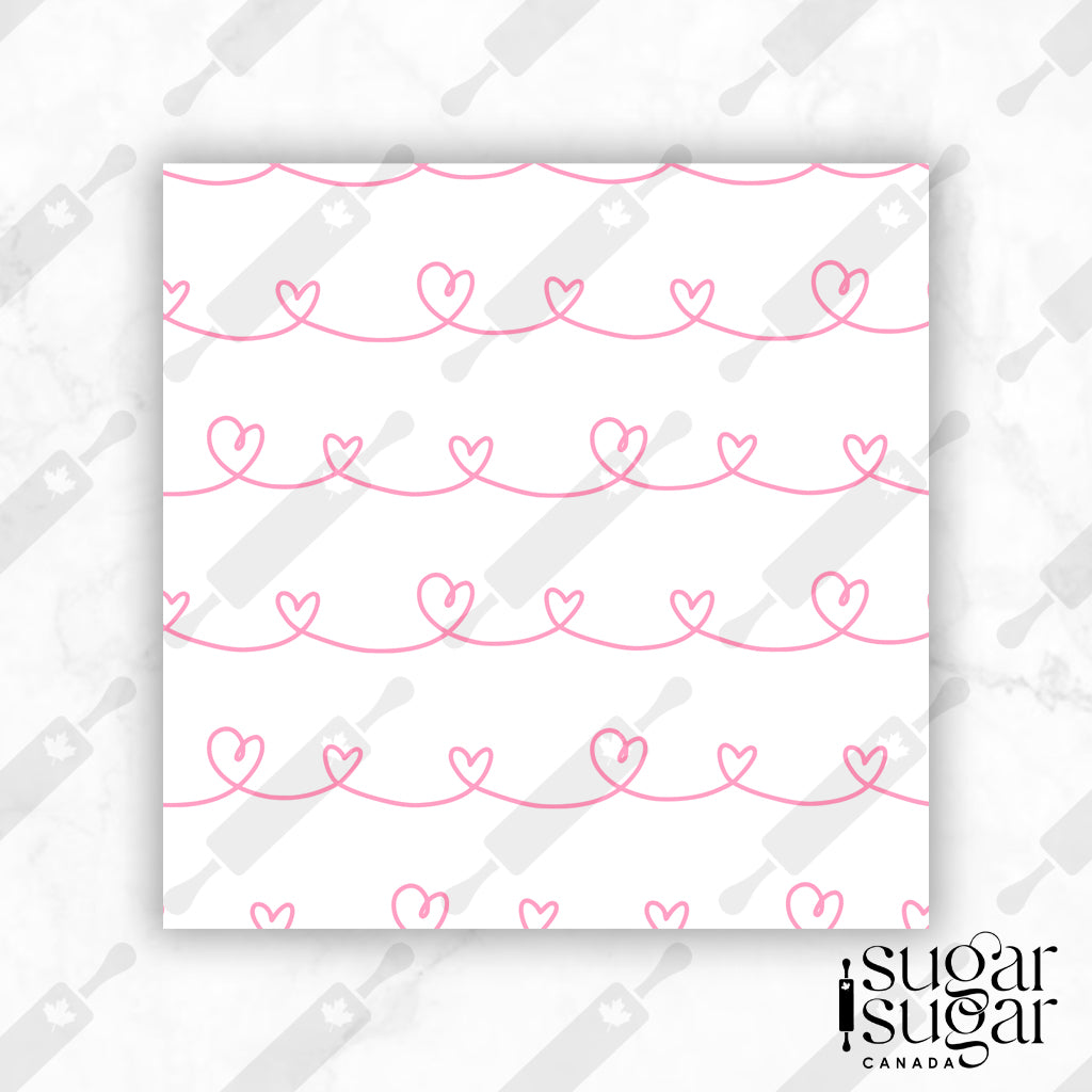 Heart Loops Box Backer