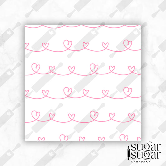 Heart Loops Box Backer