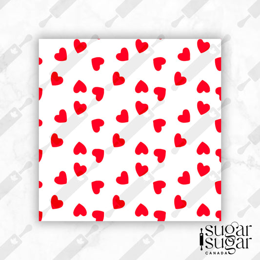 Scattered Hearts Box Backer
