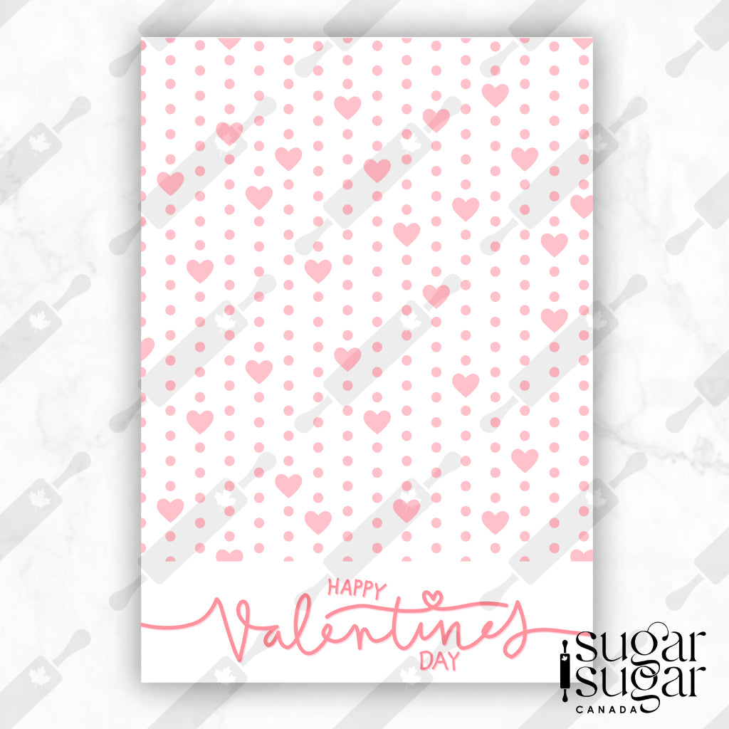 Heart Dots Mini Cookie Card