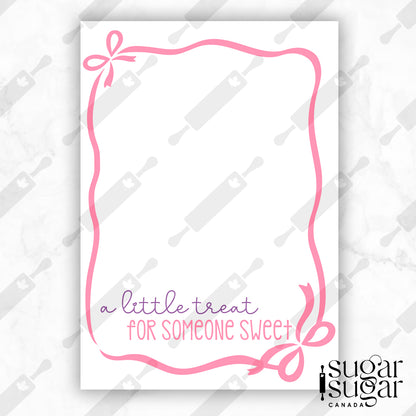 Little Treat Bow Mini Cookie Card