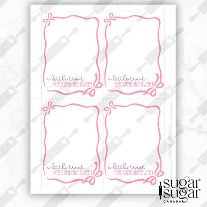 Little Treat Bow Mini Cookie Card