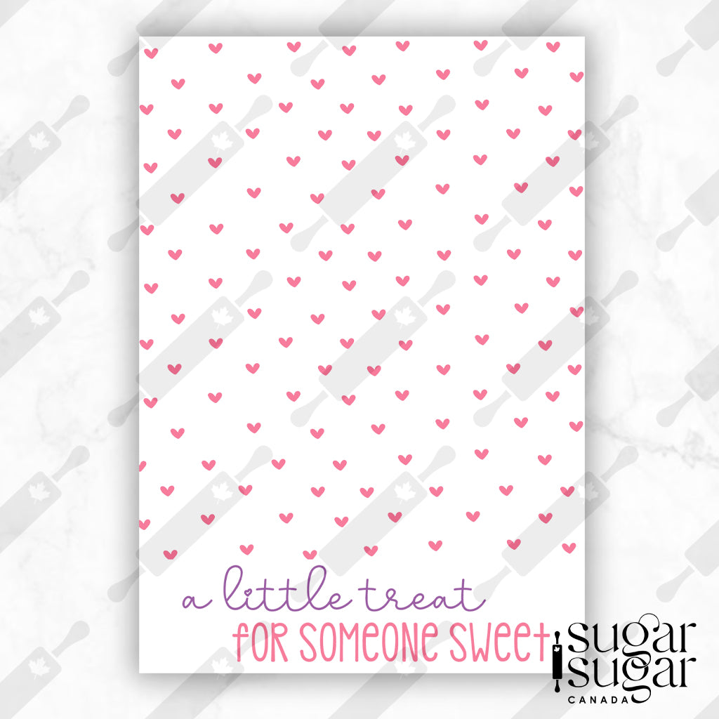 Little Treat Hearts Mini Cookie Card
